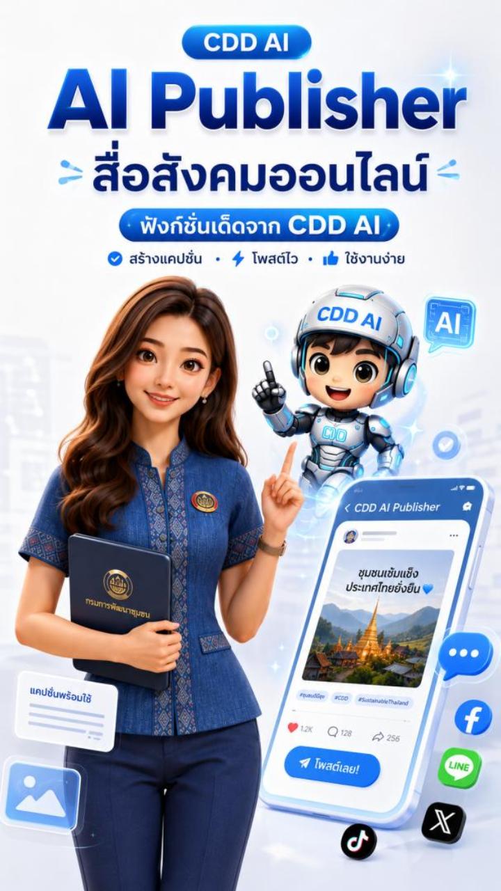 เปลี่ยนไอเดียให้เป็นคอนเทนต์ประชาสัมพันธ์ได้ในไม่กี่นาที ด้วย AI Publisher 